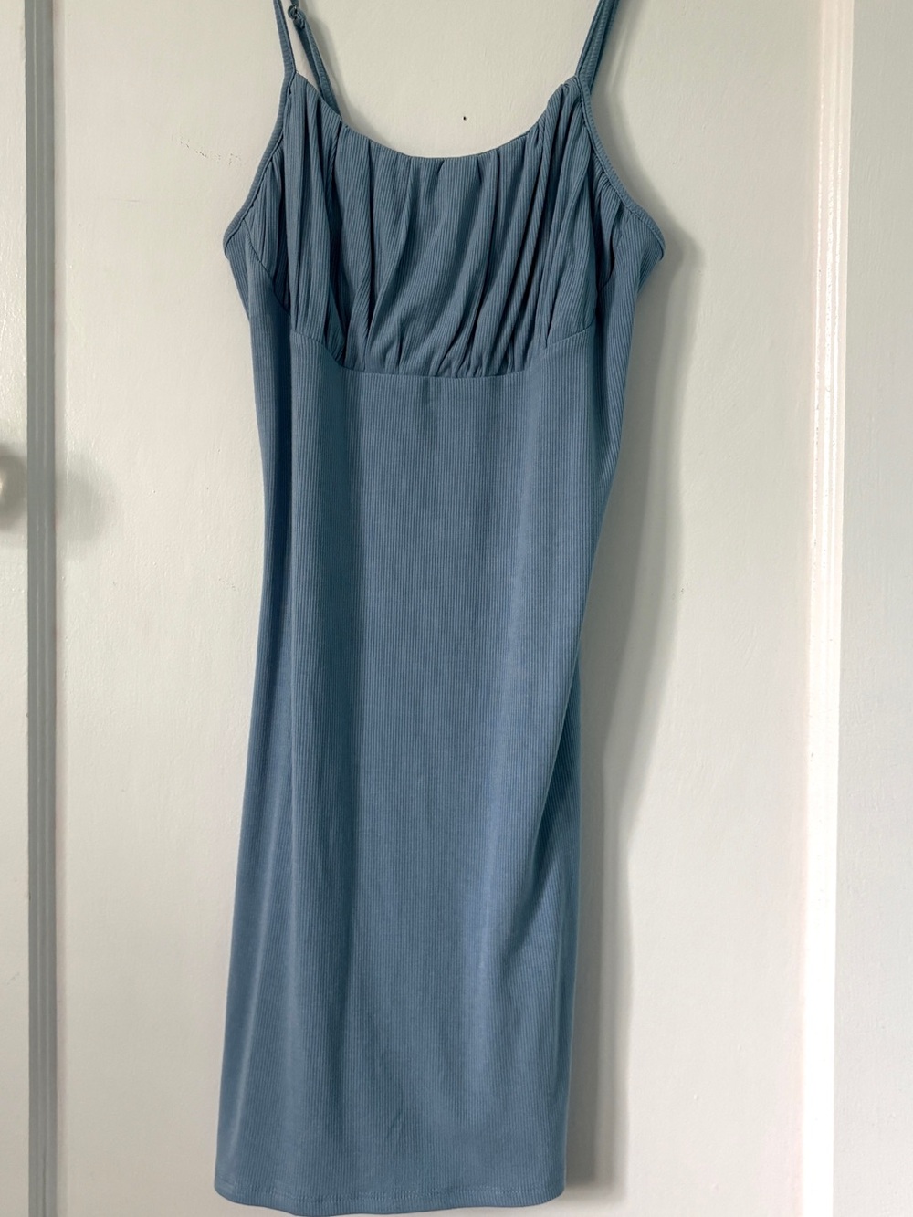 Pacsun Kendall & Kylie Dusty Blue Mini Slip Dress